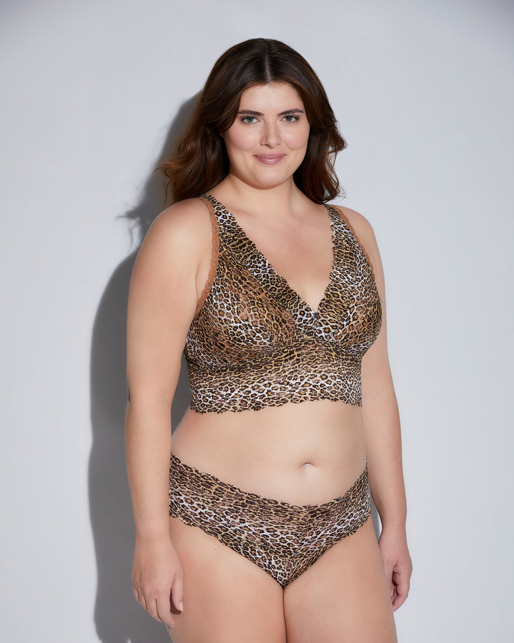Bralette Taglie Comode Con Scollatura Profonda